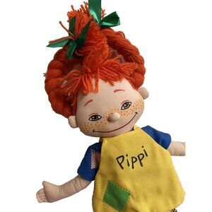 Pippi Longstocking 18" Plush Doll - Astrid Lindgren Soft Toy